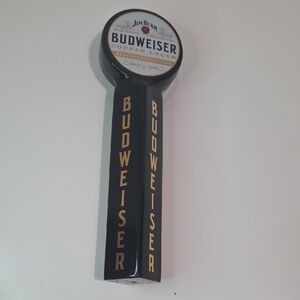 Budweiser Black and Gold Tap Handle